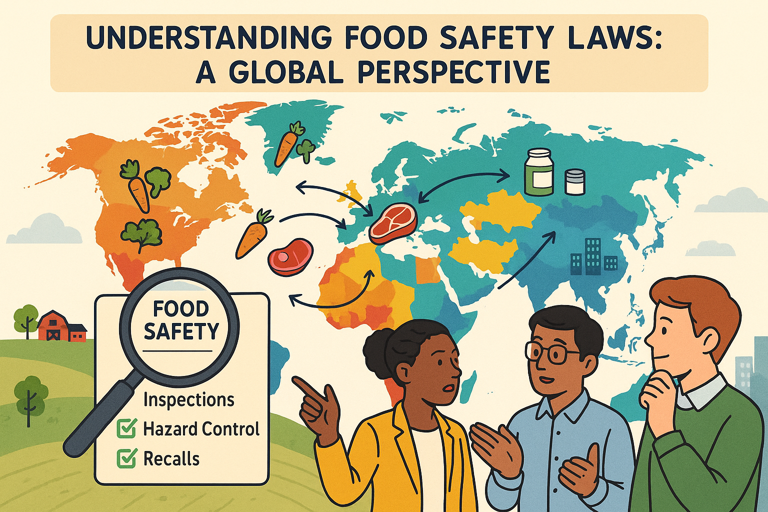 Food Safety Laws Across Different Regions